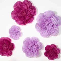 6 Pcs 12" 16" 20" Wide Peonies Tissue Paper Flowers 22 6 Pcs 12" 16" 20" Wide Peonies Tissue Paper Flowers -Optimal Home Decoration 6 pcs 12 16 20 wide peonies tissue paper flowers 28992051904575