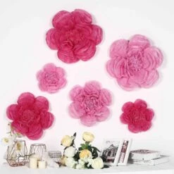 6 Pcs 12" 16" 20" Wide Peonies Tissue Paper Flowers 27 6 Pcs 12" 16" 20" Wide Peonies Tissue Paper Flowers -Optimal Home Decoration 6 pcs 12 16 20 wide peonies tissue paper flowers 28992052068415
