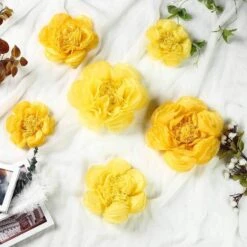 6 Pcs 12" 16" 20" Wide Peonies Tissue Paper Flowers 34 6 Pcs 12" 16" 20" Wide Peonies Tissue Paper Flowers -Optimal Home Decoration 6 pcs 12 16 20 wide peonies tissue paper flowers 28992052854847