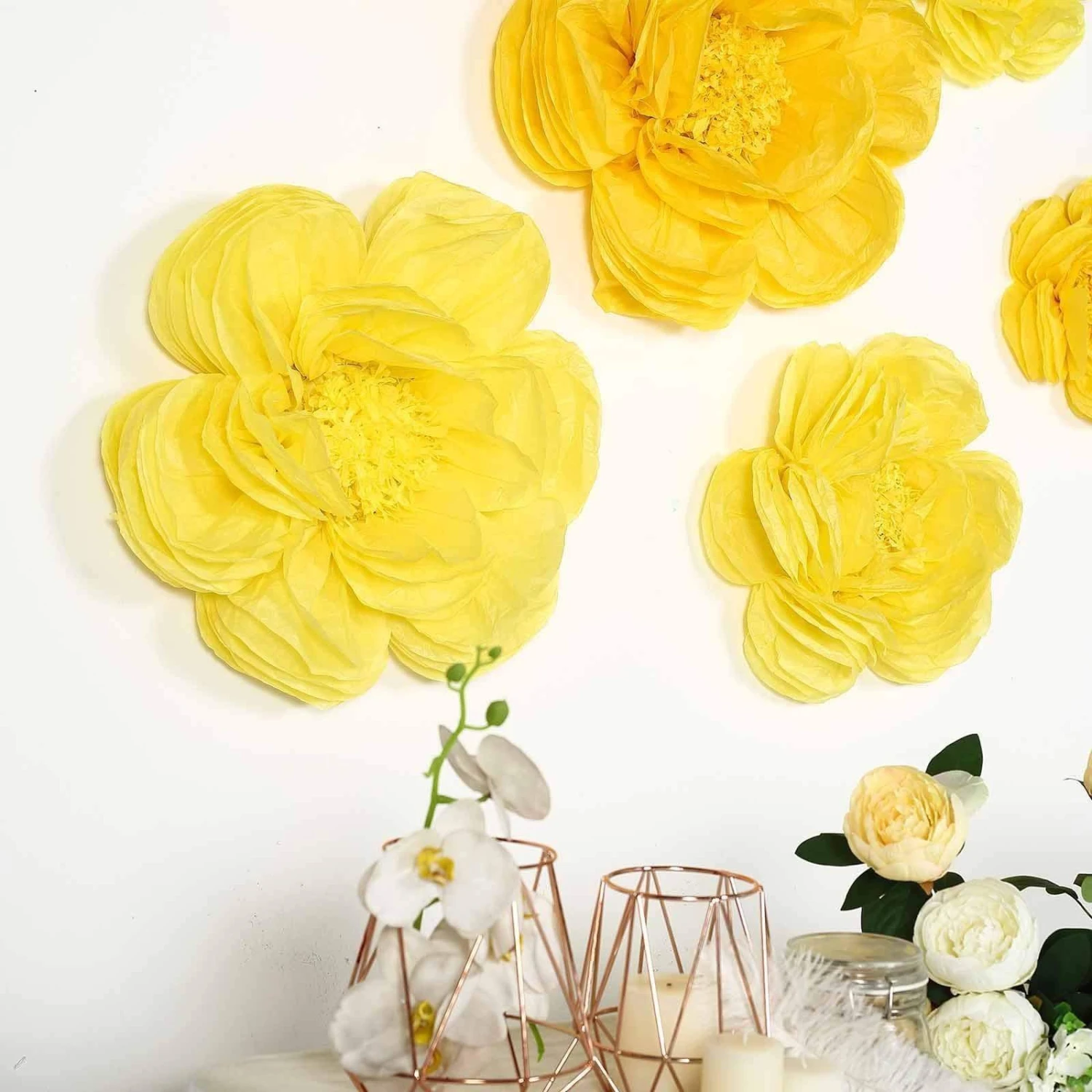 6 Pcs 12" 16" 20" Wide Peonies Tissue Paper Flowers 19 6 Pcs 12" 16" 20" Wide Peonies Tissue Paper Flowers - Image 17