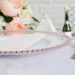 6 Pcs 12" Round Beaded Rim Charger Plates 27 6 Pcs 12" Round Beaded Rim Charger Plates -Optimal Home Decoration 6 pcs 12 round beaded rim charger plates 28995514105919