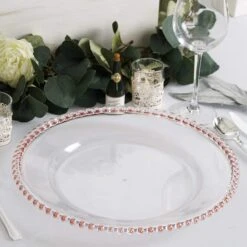 6 Pcs 12" Round Beaded Rim Charger Plates 24 6 Pcs 12" Round Beaded Rim Charger Plates -Optimal Home Decoration 6 pcs 12 round beaded rim charger plates 28995625910335