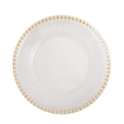 6 Pcs 12" Round Beaded Rim Charger Plates 36 6 Pcs 12" Round Beaded Rim Charger Plates -Optimal Home Decoration 6 pcs 12 round beaded rim charger plates chrg plst4239 gold 28995514400831
