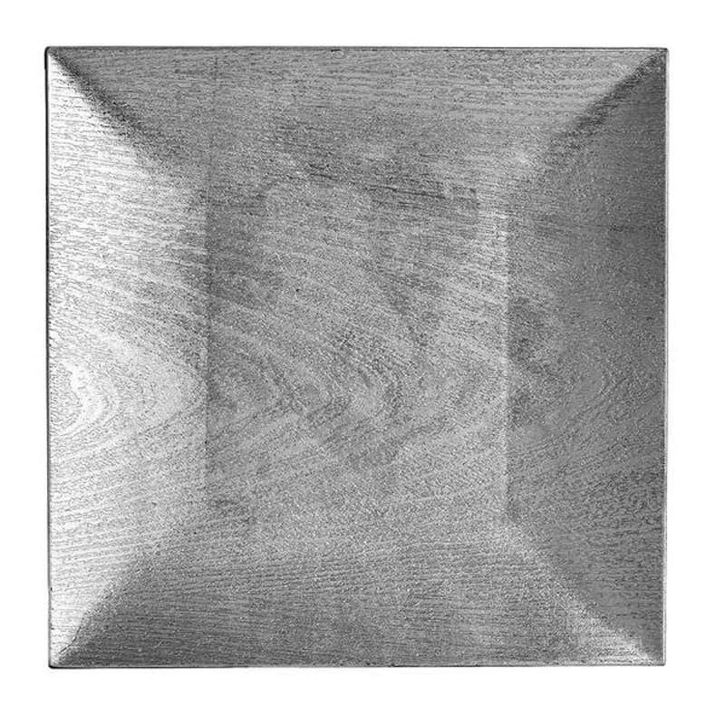 6 Pcs 12" Square Wooden Textured Charger Plates 10 6 Pcs 12" Square Wooden Textured Charger Plates - Image 8