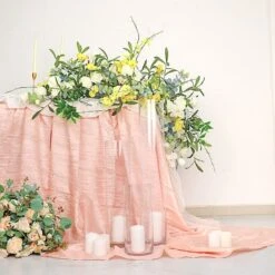 6 Pcs 12" Tall Cylinder Glass Vases Wedding Centerpieces - Clear -Optimal Home Decoration 6 pcs 12 tall cylinder glass vases wedding centerpieces clear vase a3 12 29712432758847