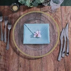 6 Pcs 13" Round Starburst Trim Charger Plates 13 6 Pcs 13" Round Starburst Trim Charger Plates -Optimal Home Decoration 6 pcs 13 round starburst trim charger plates 28995498246207