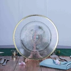 6 Pcs 13" Round Starburst Trim Charger Plates 14 6 Pcs 13" Round Starburst Trim Charger Plates -Optimal Home Decoration 6 pcs 13 round starburst trim charger plates 28995498278975