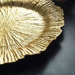 6 Pcs 13" Round Textured Charger Plates -Optimal Home Decoration 6 pcs 13 round textured charger plates 28995452993599