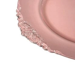 6 Pcs 13" Round With Embossed Rim Charger Plates -Optimal Home Decoration 6 pcs 13 round with embossed rim charger plates 28993017315391
