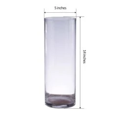 6 Pcs 14" Tall Cylinder Glass Wedding Centerpieces Vases - Clear 22 6 Pcs 14" Tall Cylinder Glass Wedding Centerpieces Vases - Clear -Optimal Home Decoration 6 pcs 14 tall cylinder glass wedding centerpieces vases clear vase a3 14 28579120971839