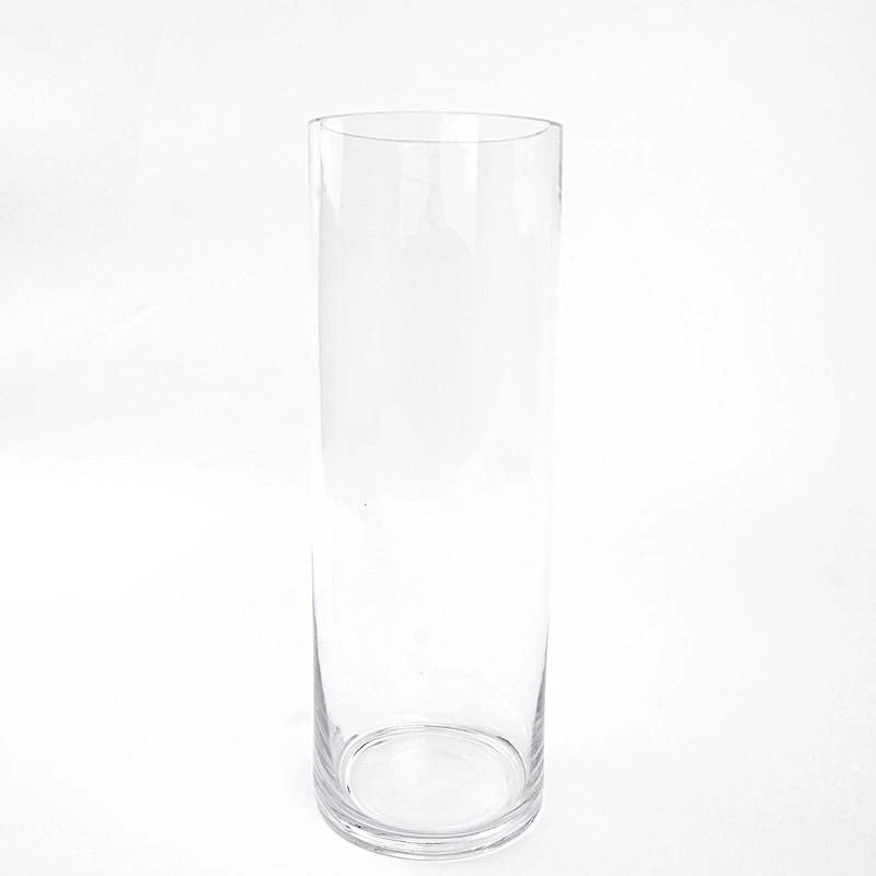 6 Pcs 14" Tall Cylinder Glass Wedding Centerpieces Vases - Clear 3 6 Pcs 14" Tall Cylinder Glass Wedding Centerpieces Vases - Clear
