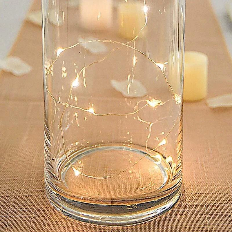 6 Pcs 14" Tall Cylinder Glass Wedding Centerpieces Vases - Clear 12 6 Pcs 14" Tall Cylinder Glass Wedding Centerpieces Vases - Clear - Image 10