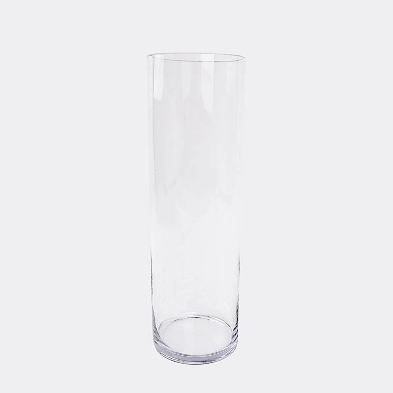 6 Pcs 16" Tall Cylinder Glass Wedding Centerpieces Vases - Clear 3 6 Pcs 16" Tall Cylinder Glass Wedding Centerpieces Vases - Clear