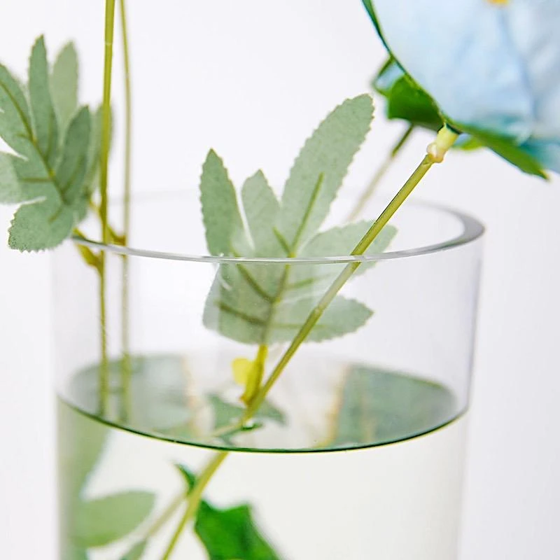 6 Pcs 16" Tall Cylinder Glass Wedding Centerpieces Vases - Clear 13 6 Pcs 16" Tall Cylinder Glass Wedding Centerpieces Vases - Clear - Image 11