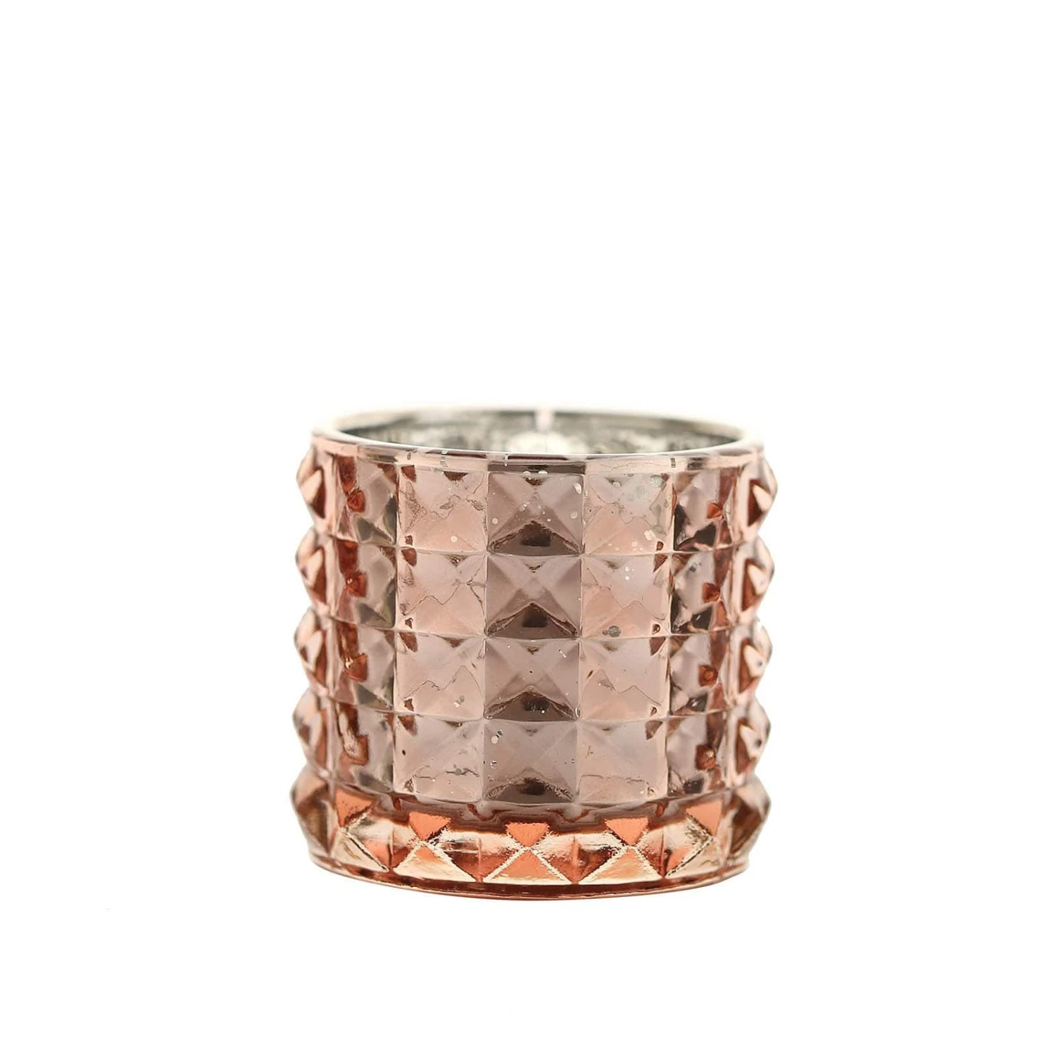 6 Pcs 2.5" Round Studded Mercury Glass Votive Candle Holders 12 6 Pcs 2.5" Round Studded Mercury Glass Votive Candle Holders - Image 10