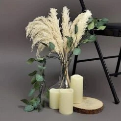 6 Pcs 32" Natural Pampas Grass Sprays Dried Plant Stems -Optimal Home Decoration 6 pcs 32 natural pampas grass sprays dried plant stems 28974430126143