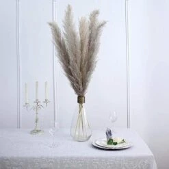 6 Pcs 49" Natural Pampas Grass Sprays Dried Plant Stems -Optimal Home Decoration 6 pcs 49 natural pampas grass sprays dried plant stems 28971170955327