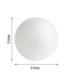 6 Pcs 6" Foam Bells Crafts DIY Arts Wholesale Supplies - White -Optimal Home Decoration 6 pcs 6 foam balls crafts diy arts wholesale supplies white foam ball 06 15936706150463
