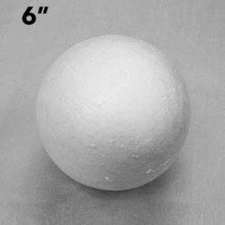 6 Pcs 6" Foam Bells Crafts DIY Arts Wholesale Supplies - White -Optimal Home Decoration 6 pcs 6 foam balls crafts diy arts wholesale supplies white foam ball 06 4754745098303