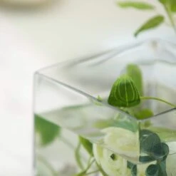 6 Pcs 6" Tall Glass Cube Wedding Centerpieces Vases - Clear 10 6 Pcs 6" Tall Glass Cube Wedding Centerpieces Vases - Clear -Optimal Home Decoration 6 pcs 6 tall glass cube wedding centerpieces vases clear vase a5 28501428502591
