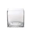 6 Pcs 6" Tall Glass Cube Wedding Centerpieces Vases - Clear -Optimal Home Decoration 6 pcs 6 tall glass cube wedding centerpieces vases clear vase a5 5237501657151