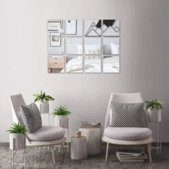 6 Pcs 8" Square Mirrors Centerpieces 12 6 Pcs 8" Square Mirrors Centerpieces -Optimal Home Decoration 6 pcs 8 square mirrors centerpieces mirr 8 squ 27974157074495