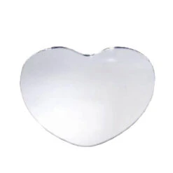 6 Pcs 8" Wide Heart Shaped Mirrors Centerpieces