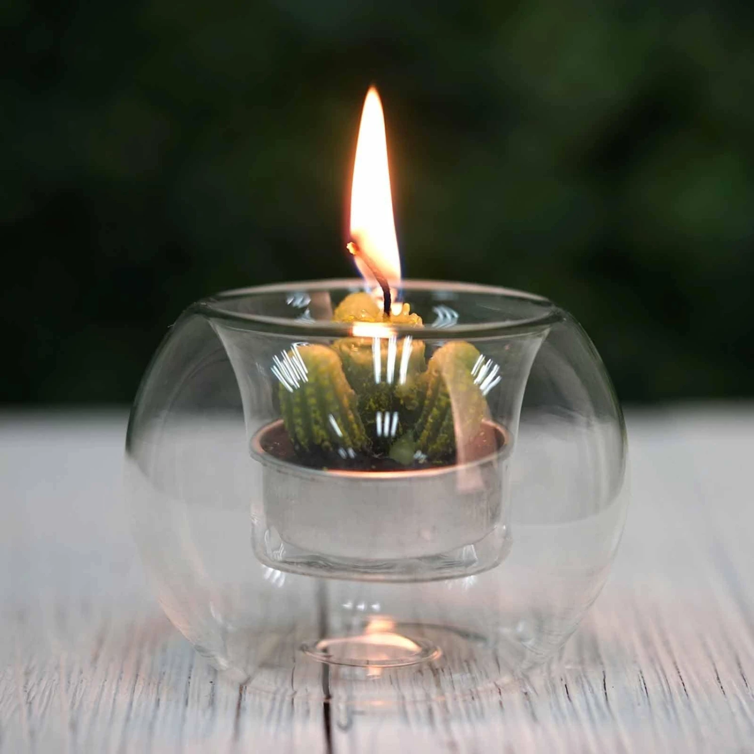 6 Pcs Glass Globe Votive Candle Holders - Clear 6 6 Pcs Glass Globe Votive Candle Holders - Clear - Image 4