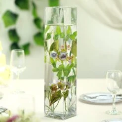 6 Pcs Glass Square Vases Wedding Centerpieces - Clear 25 6 Pcs Glass Square Vases Wedding Centerpieces - Clear -Optimal Home Decoration 6 pcs glass square vases wedding centerpieces clear 29038545633343