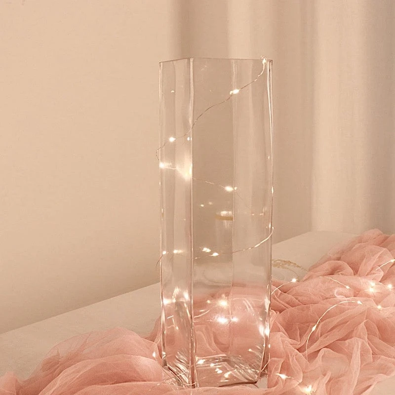 6 Pcs Glass Square Vases Wedding Centerpieces - Clear 17 6 Pcs Glass Square Vases Wedding Centerpieces - Clear - Image 15