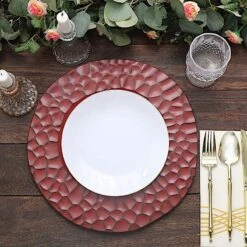 6 Plastic 13" Irregular Round Charger Plates With Animal Pattern Rim 31 6 Plastic 13" Irregular Round Charger Plates With Animal Pattern Rim -Optimal Home Decoration 6 plastic 13 irregular round charger plates with giraffe pattern rim 30883395469375