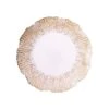 6 Round 12" Plastic Charger Plates With Reef Rim Design - Clear With Gold 2 6 Round 12" Plastic Charger Plates With Reef Rim Design - Clear With Gold -Optimal Home Decoration 6 round 12 plastic charger plates with gold reef rim clear chrg plst0044 12 clgd 31044574969919