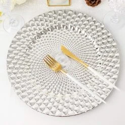 6 Round 13" Peacock Pattern Plastic Charger Plates Serving Trays 40 6 Round 13" Peacock Pattern Plastic Charger Plates Serving Trays -Optimal Home Decoration 6 round 13 peacock pattern plastic charger plates serving trays 30720448495679