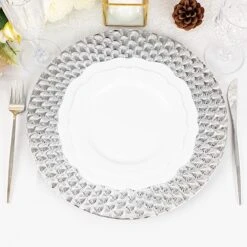 6 Round 13" Peacock Pattern Plastic Charger Plates Serving Trays 37 6 Round 13" Peacock Pattern Plastic Charger Plates Serving Trays -Optimal Home Decoration 6 round 13 peacock pattern plastic charger plates serving trays 30720448593983