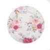 6 Round 13" Rose Floral Print Plastic Charger Plates - Assorted -Optimal Home Decoration 6 round 13 rose floral print plastic charger plates assorted chrg plst0012 whtpk 30771585646655