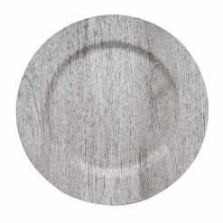 6 Round 13" Rustic Faux Wood Plastic Charger Plates 31 6 Round 13" Rustic Faux Wood Plastic Charger Plates -Optimal Home Decoration 6 round 13 rustic faux wood plastic charger plates chrg plst1303w gray 30495445844031