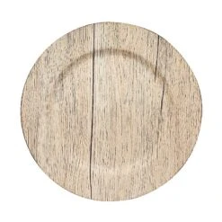 6 Round 13" Rustic Faux Wood Plastic Charger Plates 40 6 Round 13" Rustic Faux Wood Plastic Charger Plates -Optimal Home Decoration 6 round 13 rustic faux wood plastic charger plates chrg plst1303w nat 30495446335551