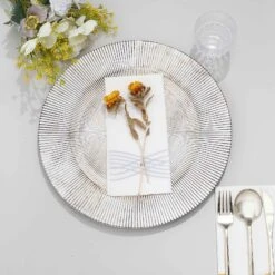 6 Round 13" Rustic Wooden Plastic Charger Plates With Sunray Design - White Washed 16 6 Round 13" Rustic Wooden Plastic Charger Plates With Sunray Design - White Washed -Optimal Home Decoration 6 round 13 rustic wooden plastic charger plates with sunray design white washed chrg plst0014w wht 30444311937087