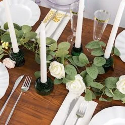 6 Round 3" Mini Ribbed Glass Taper Candle Holders Centerpieces 38 6 Round 3" Mini Ribbed Glass Taper Candle Holders Centerpieces -Optimal Home Decoration 6 round 3 mini ribbed glass taper candle holders centerpieces 30895702671423