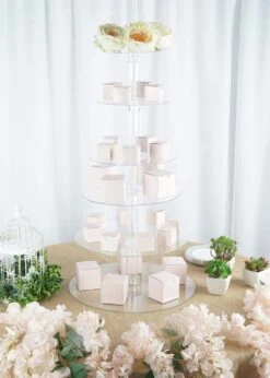 6 Tiers 18" Acrylic CupCake Stand Set -Optimal Home Decoration 6 tiers 18 acrylic cupcake stand set cake stnd b9 15793844748351