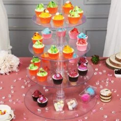 6 Tiers 18" Acrylic CupCake Stand Set -Optimal Home Decoration 6 tiers 18 acrylic cupcake stand set cake stnd b9 15793876664383