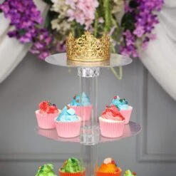 6 Tiers 18" Acrylic CupCake Stand Set -Optimal Home Decoration 6 tiers 18 acrylic cupcake stand set cake stnd b9 15793877286975