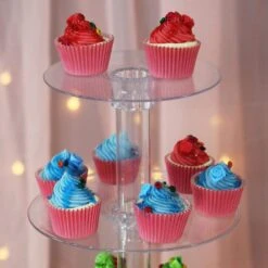 6 Tiers 18" Acrylic CupCake Stand Set -Optimal Home Decoration 6 tiers 18 acrylic cupcake stand set cake stnd b9 5047921475647