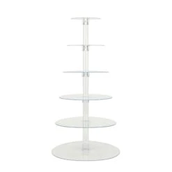 6 Tiers 18" Acrylic CupCake Stand Set