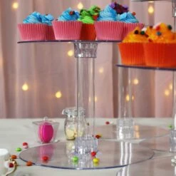 6 Tiers Clear Wedding Party Cupcake Cup CAKE Stand Set 15 6 Tiers Clear Wedding Party Cupcake Cup CAKE Stand Set -Optimal Home Decoration 6 tiers clear wedding party cupcake cup cake stand set cake stnd 6t 28508847505471