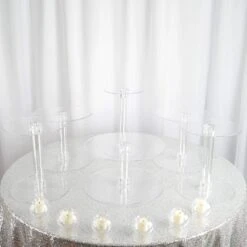 6 Tiers Clear Wedding Party Cupcake Cup CAKE Stand Set 12 6 Tiers Clear Wedding Party Cupcake Cup CAKE Stand Set -Optimal Home Decoration 6 tiers clear wedding party cupcake cup cake stand set cake stnd 6t 4773873156159