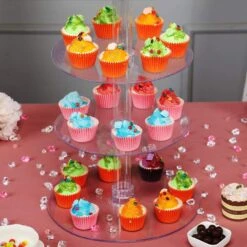 6 Tiers Cup 16" Acrylic CupCake Stand Wedding Party Set -Optimal Home Decoration 6 tiers cup 16 acrylic cupcake stand wedding party set cake stnd b00 28562987810879