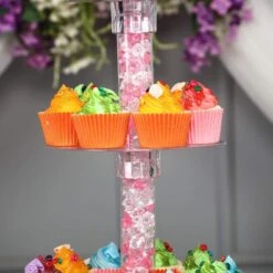 6 Tiers Cup 16" Acrylic CupCake Stand Wedding Party Set -Optimal Home Decoration 6 tiers cup 16 acrylic cupcake stand wedding party set cake stnd b00 28562988662847