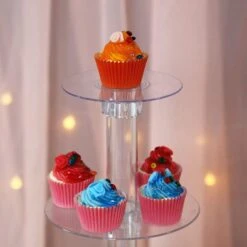 6 Tiers Cup 16" Acrylic CupCake Stand Wedding Party Set -Optimal Home Decoration 6 tiers cup 16 acrylic cupcake stand wedding party set cake stnd b00 5047752884287
