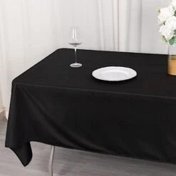 60" X 102" Scuba Polyester Rectangular Tablecloth -Optimal Home Decoration 60 x 102 scuba polyester rectangular tablecloth 30974003904575